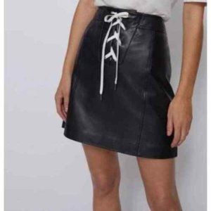 BLDWN Jensen Leather Skirt